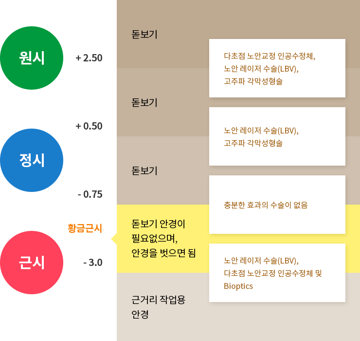 백내장이 없는 경우